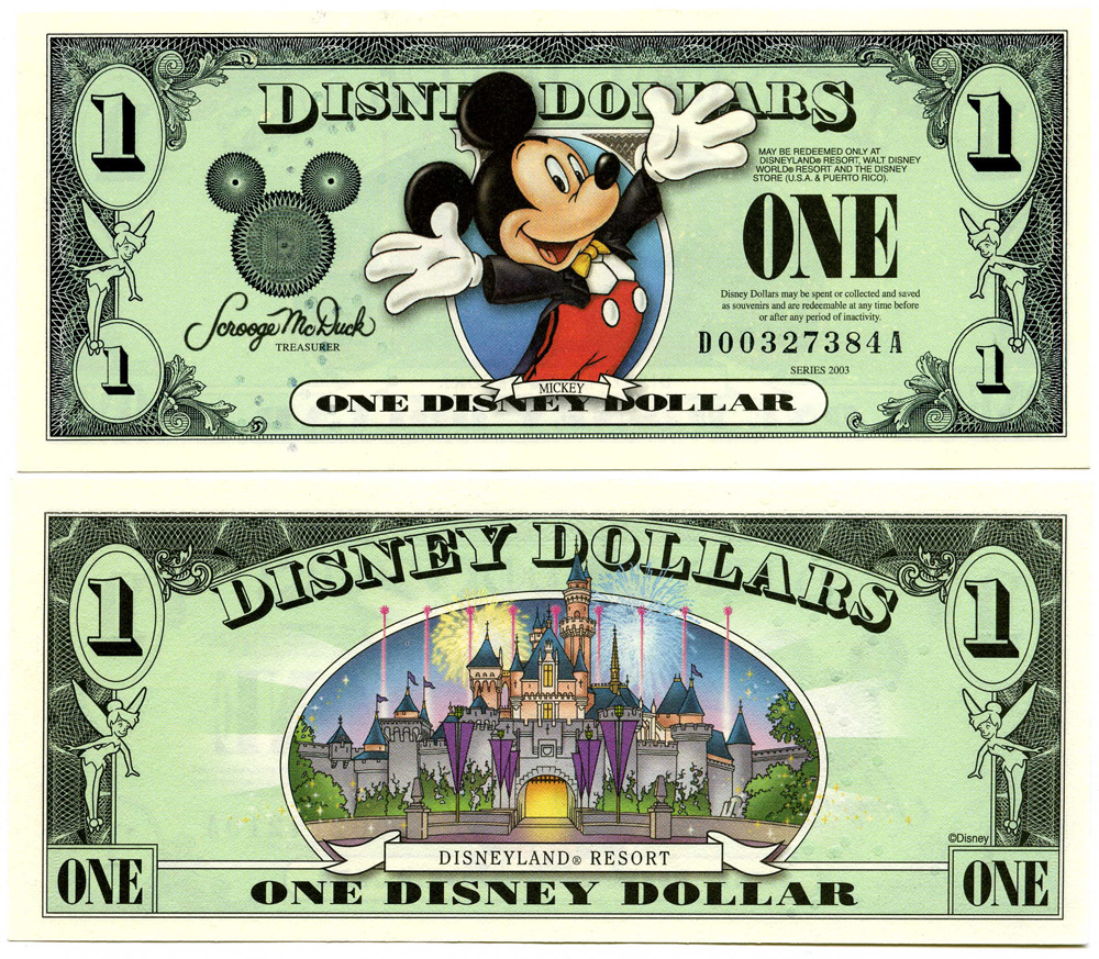 RIP Disney Dollars Disdom